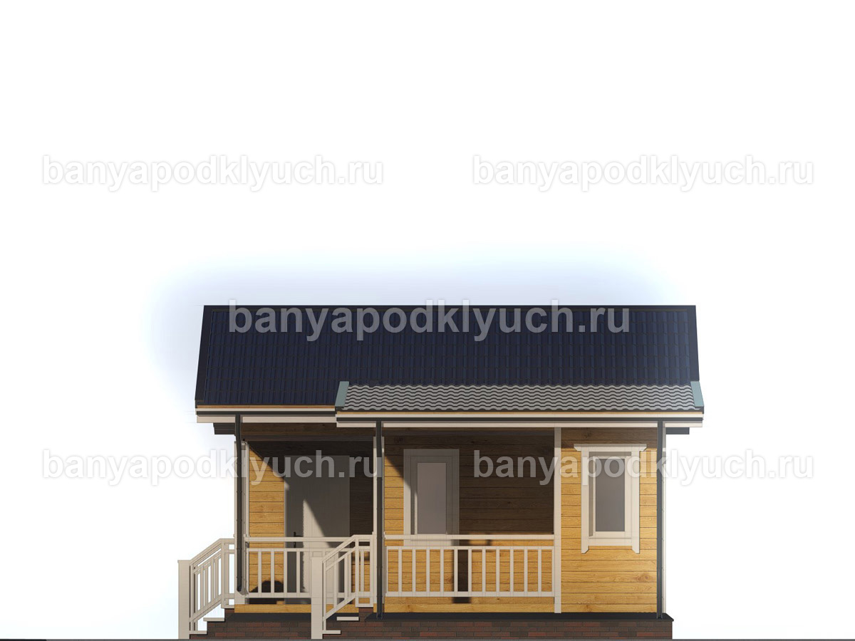 Баня из бруса 6x6 м Баня из бруса 6x6 м