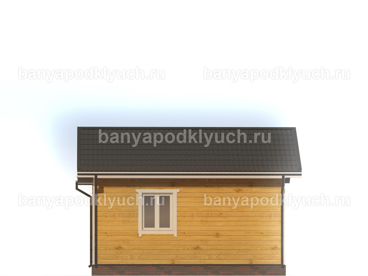 Баня из бруса 6x6 м Баня из бруса 6x6 м