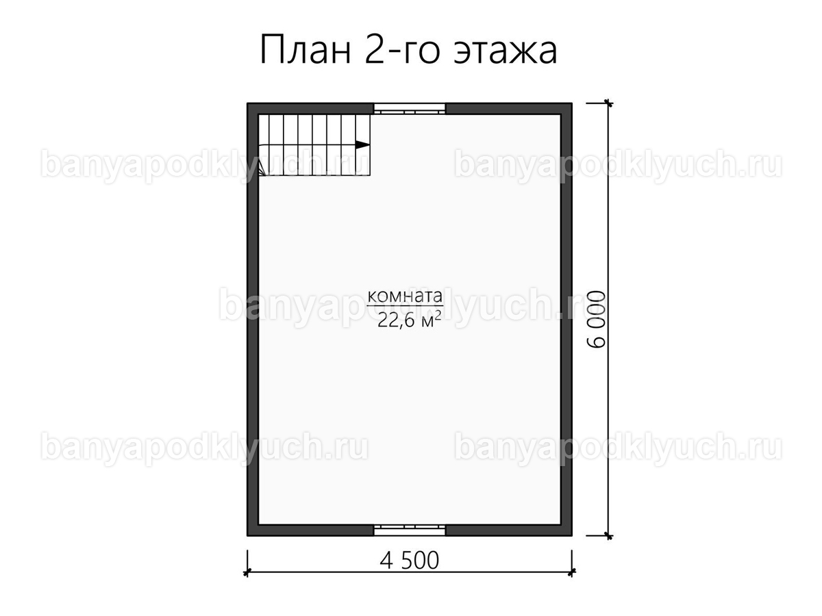 Баня из бруса 6x6 м Баня из бруса 6x6 м