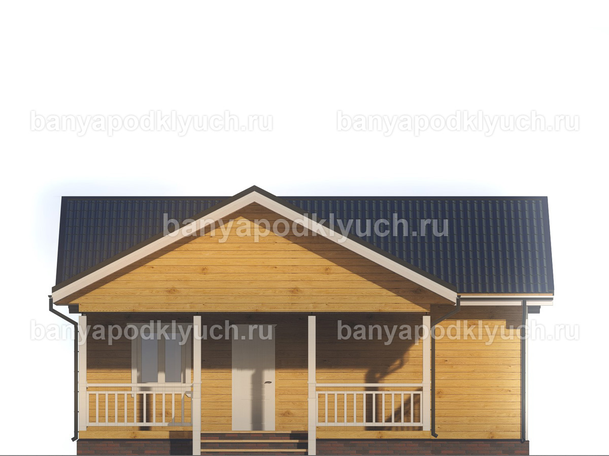 Баня из бруса 9x8 м Баня из бруса 9x8 м