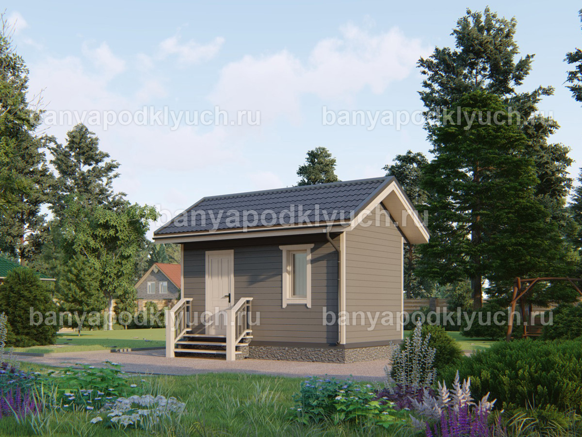 Каркасная баня 5x3 м Каркасная баня 5x3 м