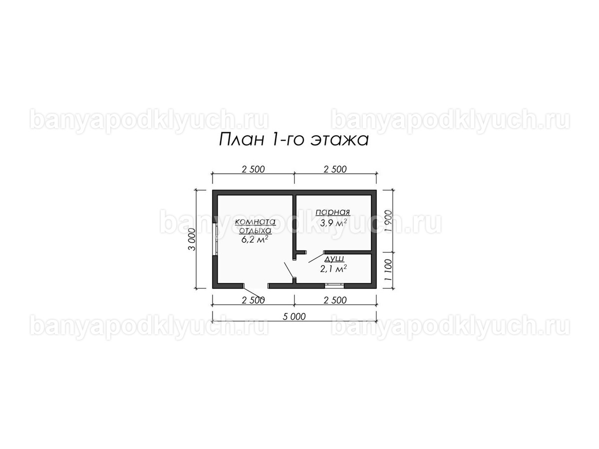 Каркасная баня 5x3 м Каркасная баня 5x3 м