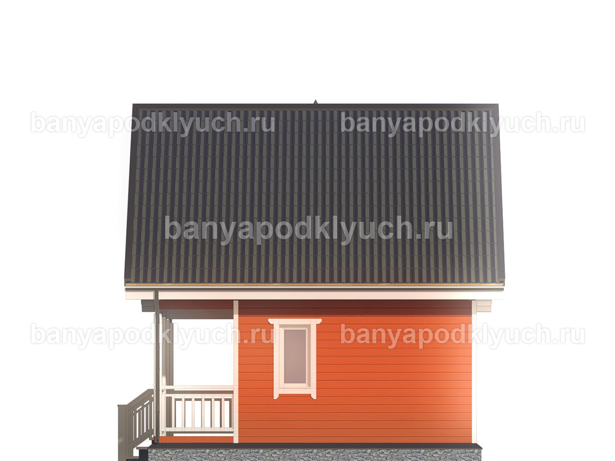 Каркасная баня 6x6 м Каркасная баня 6x6 м