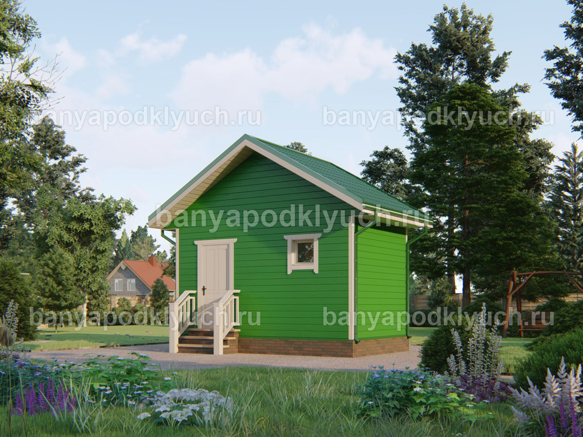 Каркасная баня 5x3 м Каркасная баня 5x3 м