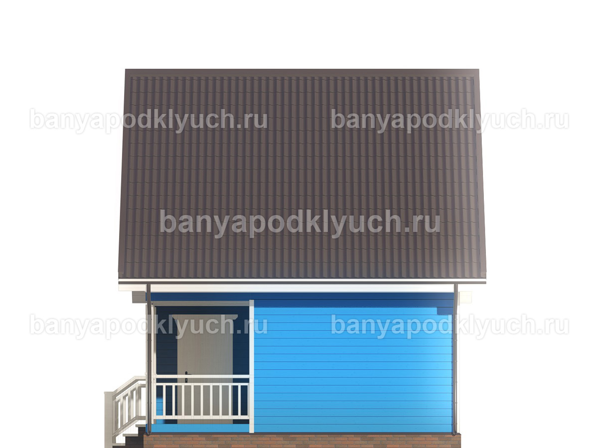 Каркасная баня 6x6 м Каркасная баня 6x6 м