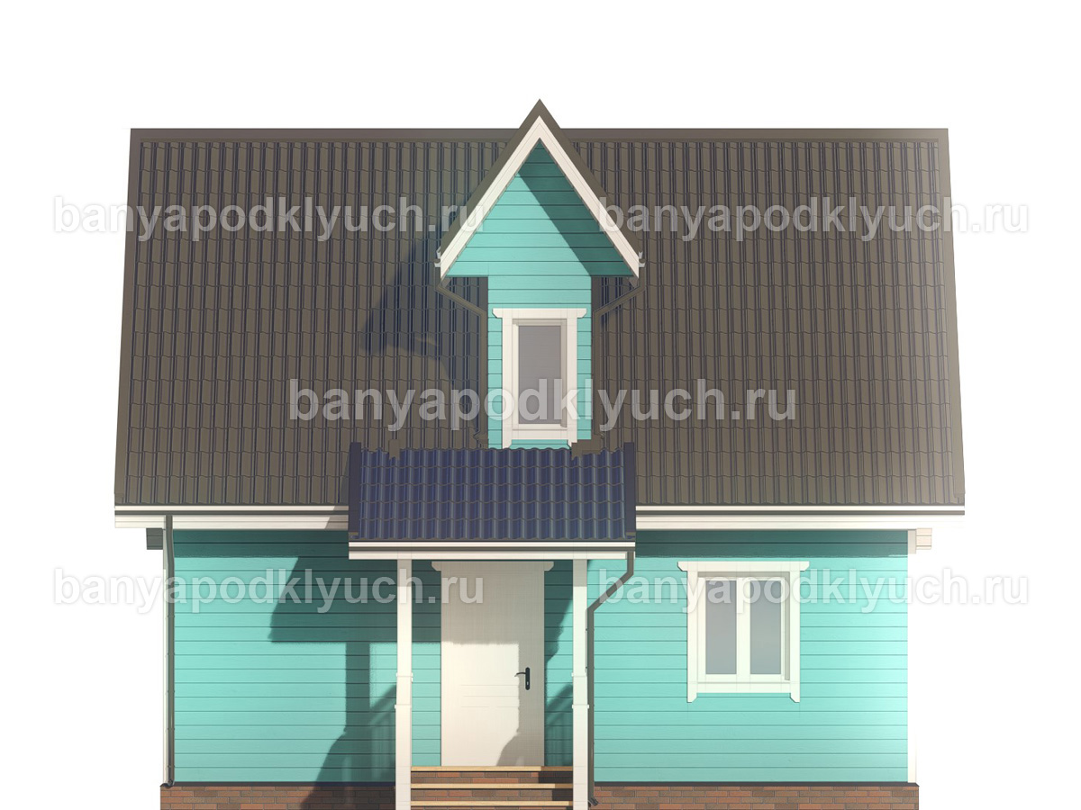 Каркасная баня 8x6 м Каркасная баня 8x6 м