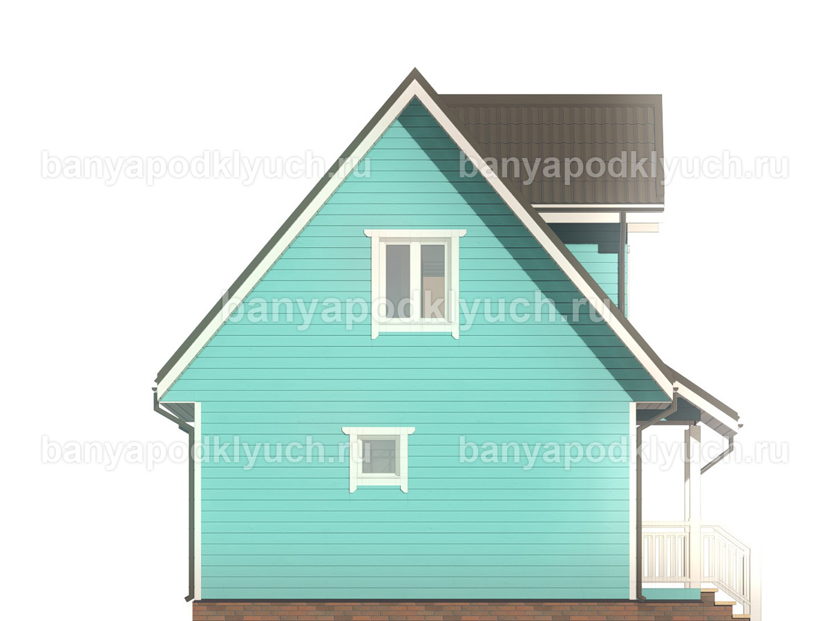Каркасная баня 8x6 м Каркасная баня 8x6 м